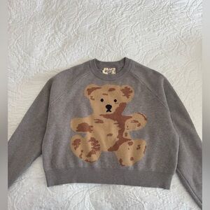 Hippie Rose Charcoal Knit Sweater